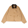 A Bathing Ape Line Camo Jacquard Garment Dyed Padded Work Jacket (Beige)