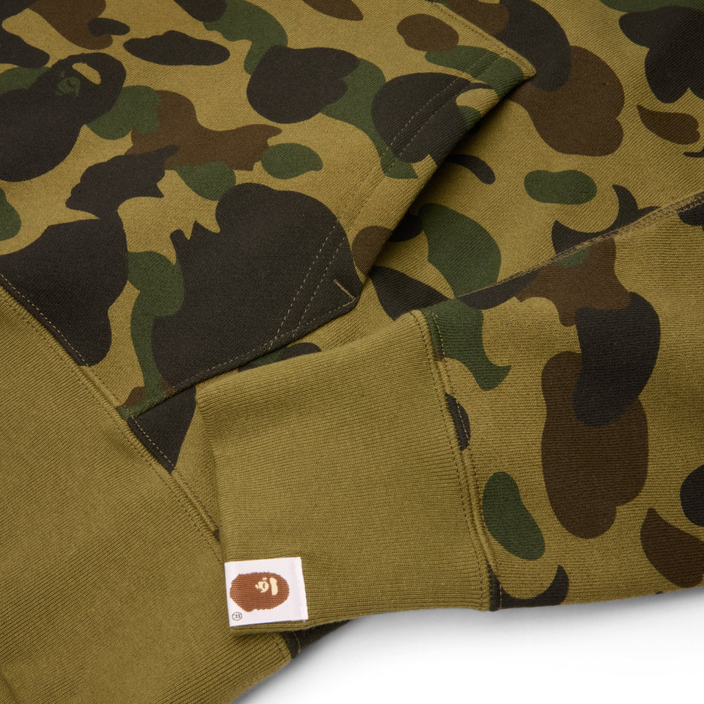 A Bathing Ape 1ST Camo Bape Pullover Hoodie (Green)