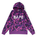 A Bathing Ape Color Camo Bape Pullover Hoodie M (Purple)