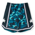 A Bathing Ape Color Camo Mesh Relaxed Fit Shorts M (Green)
