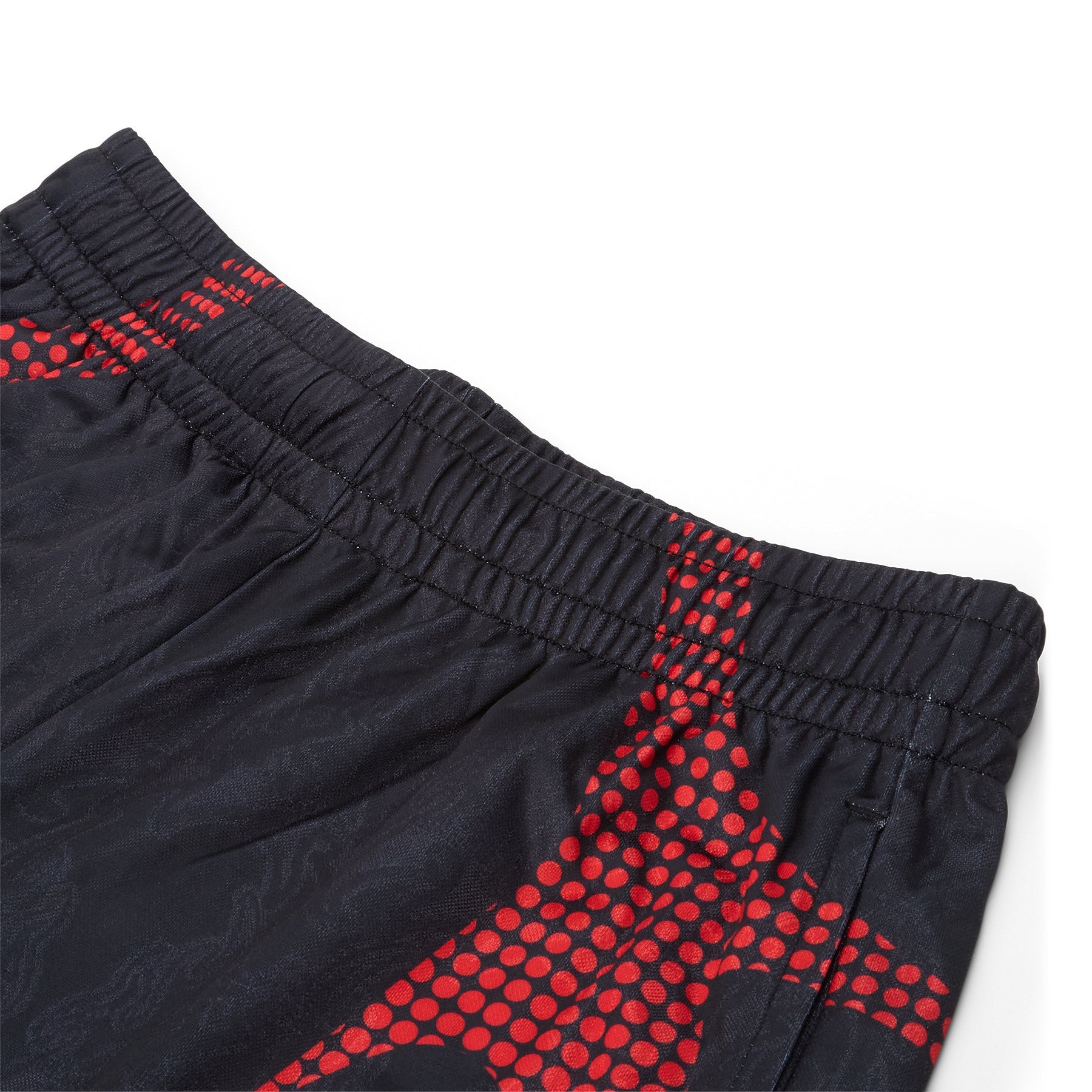A Bathing Ape Ape Flame Monogram Jacquard Relaxed Fit Football Shorts M (Black)