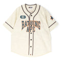 A Bathing Ape Solid Camo Multi Logo Baseball Ss Shirt M (Ivory)