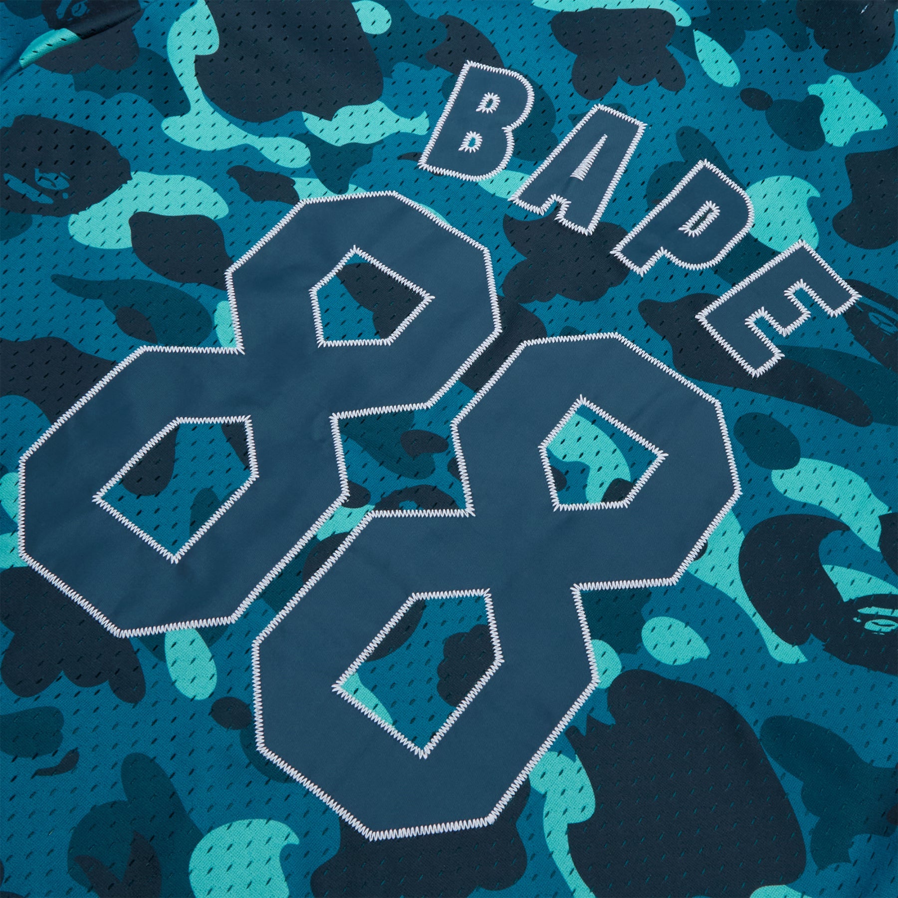 A Bathing Ape Color Camo Warm Up Ss Shirt M (Green)