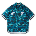 A Bathing Ape Color Camo Warm Up Ss Shirt M (Green)
