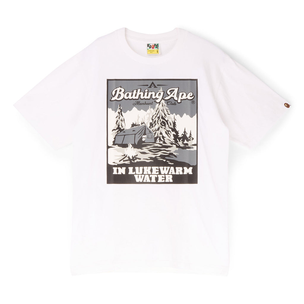 A Bathing Ape Base Camp Tee (White)
