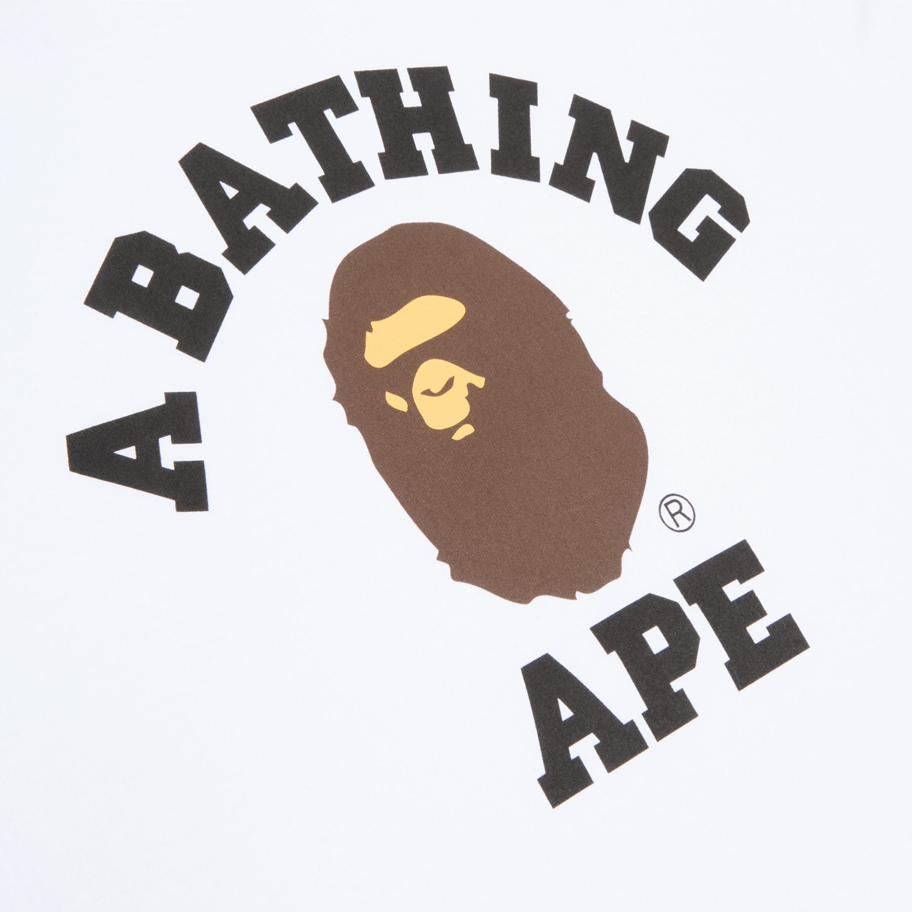 A Bathing Ape College Tee M (White)