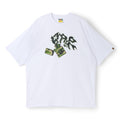 A Bathing Ape Bape Lighter Relaxed Fit Tee M (White)