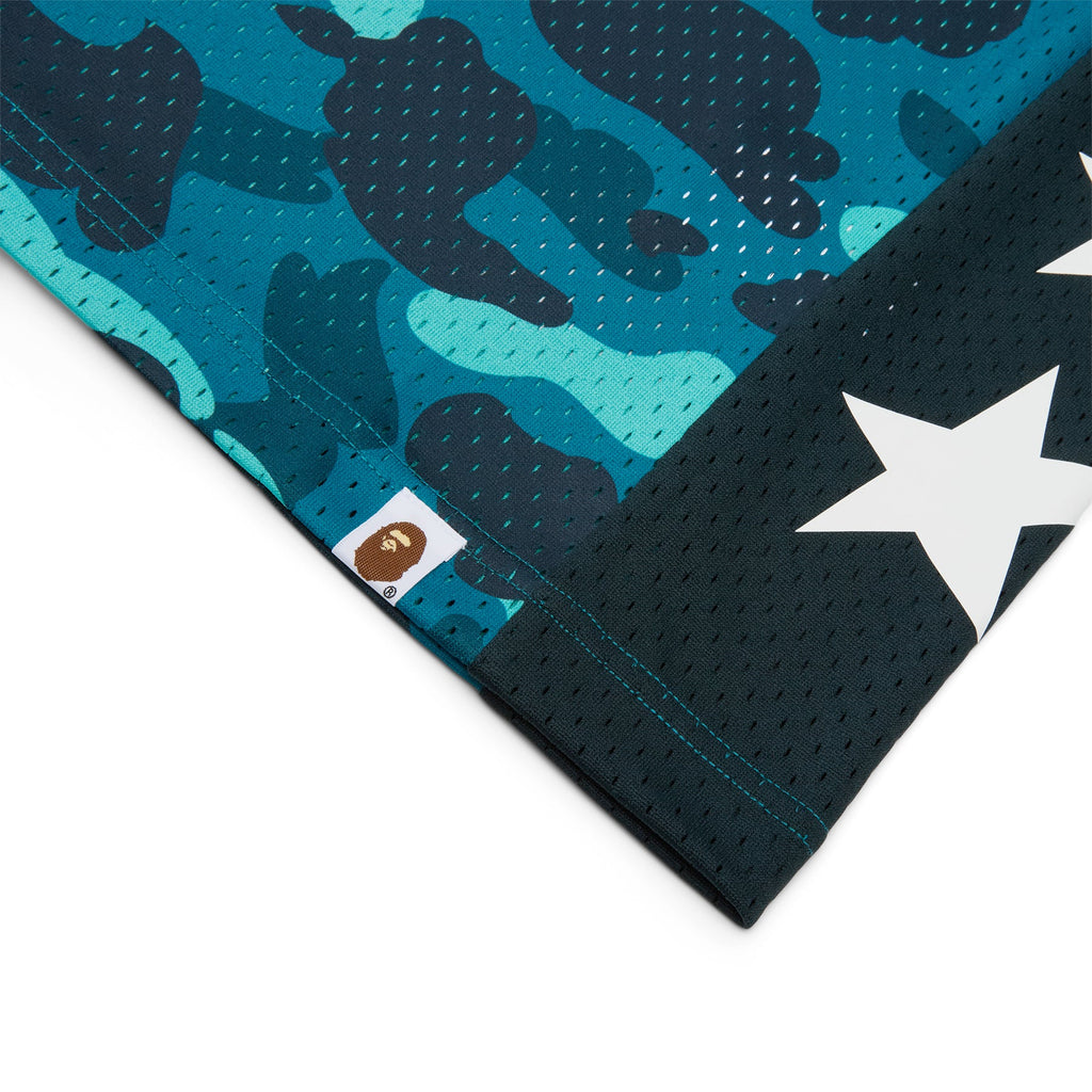 A Bathing Ape Color Camo Mesh Multi Logo Relaxed Fit Tank Top M (Green)