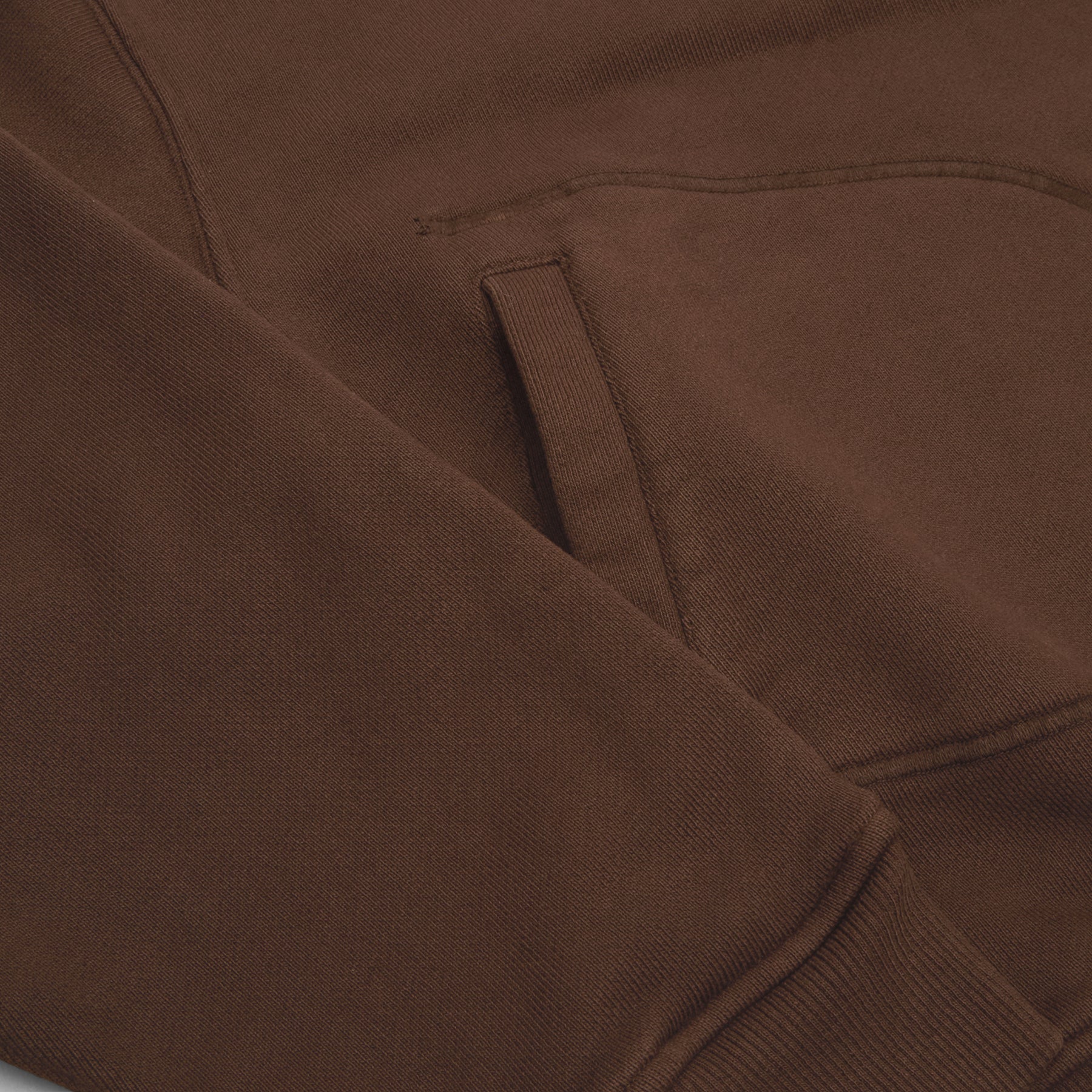 Brain Dead Half Zip Collared Sweatshirt (Brown)