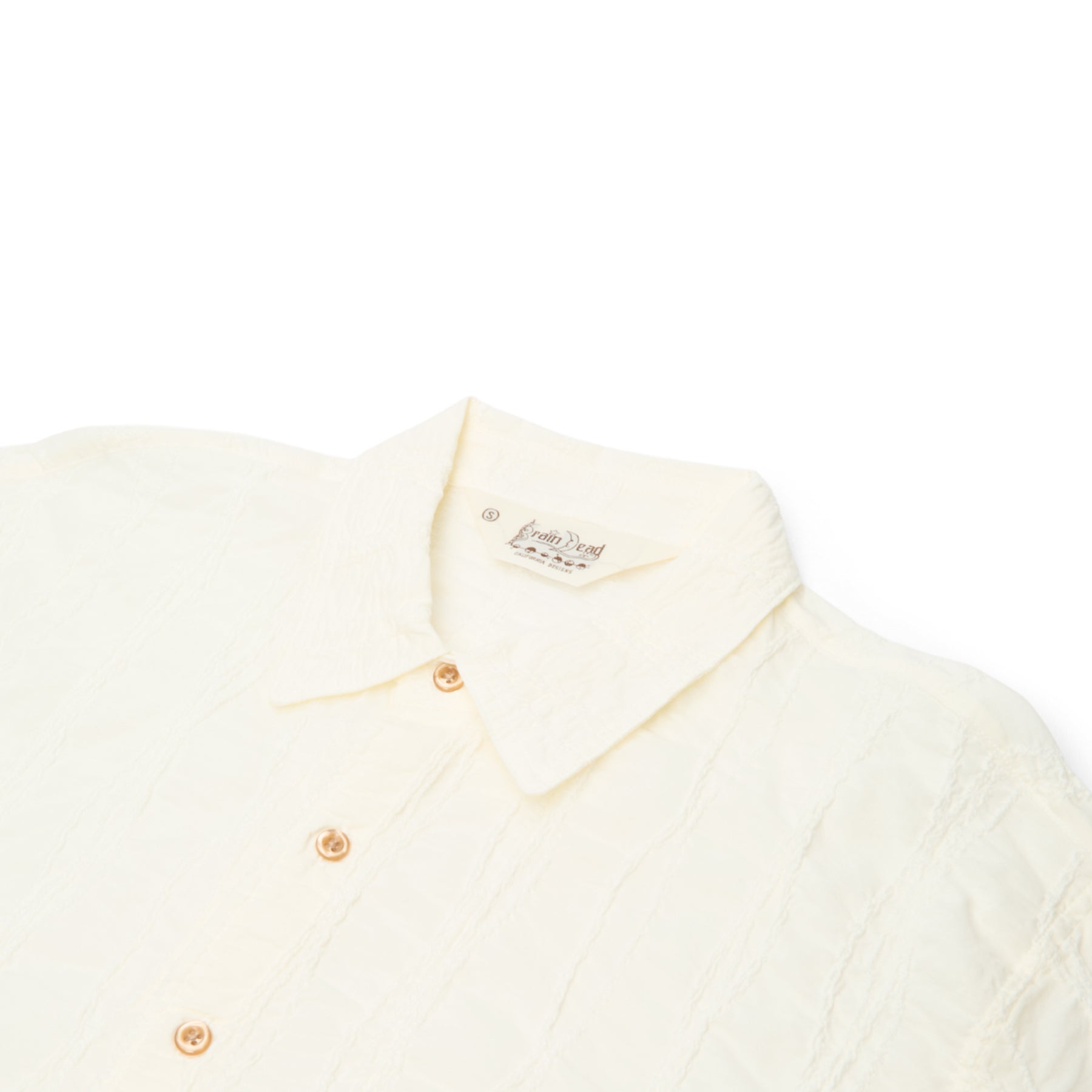 Brain Dead Twisted Piping Shirt (Natural)