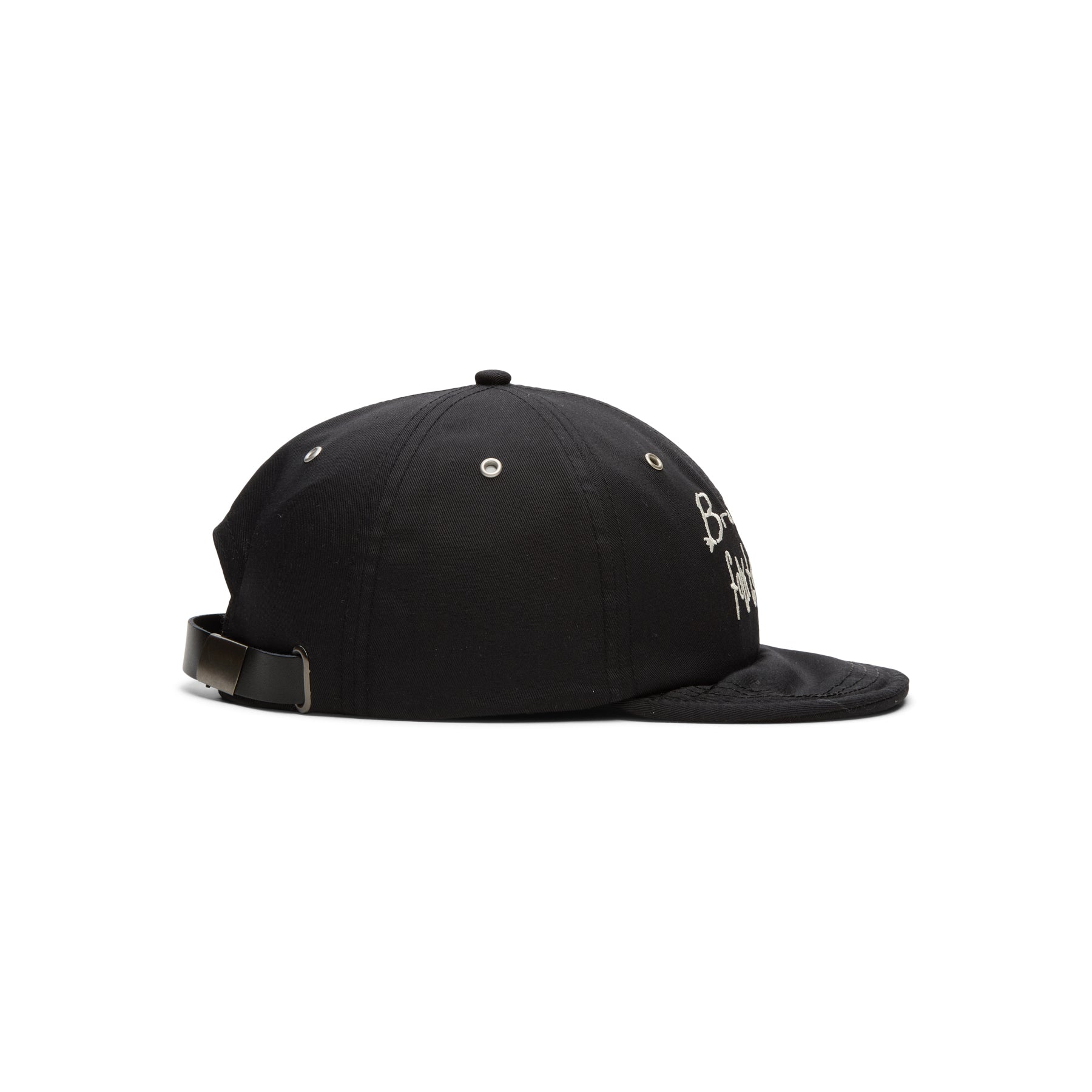 Brain Dead Folk Technology Wire Brim 6 Panel Hat (Black)