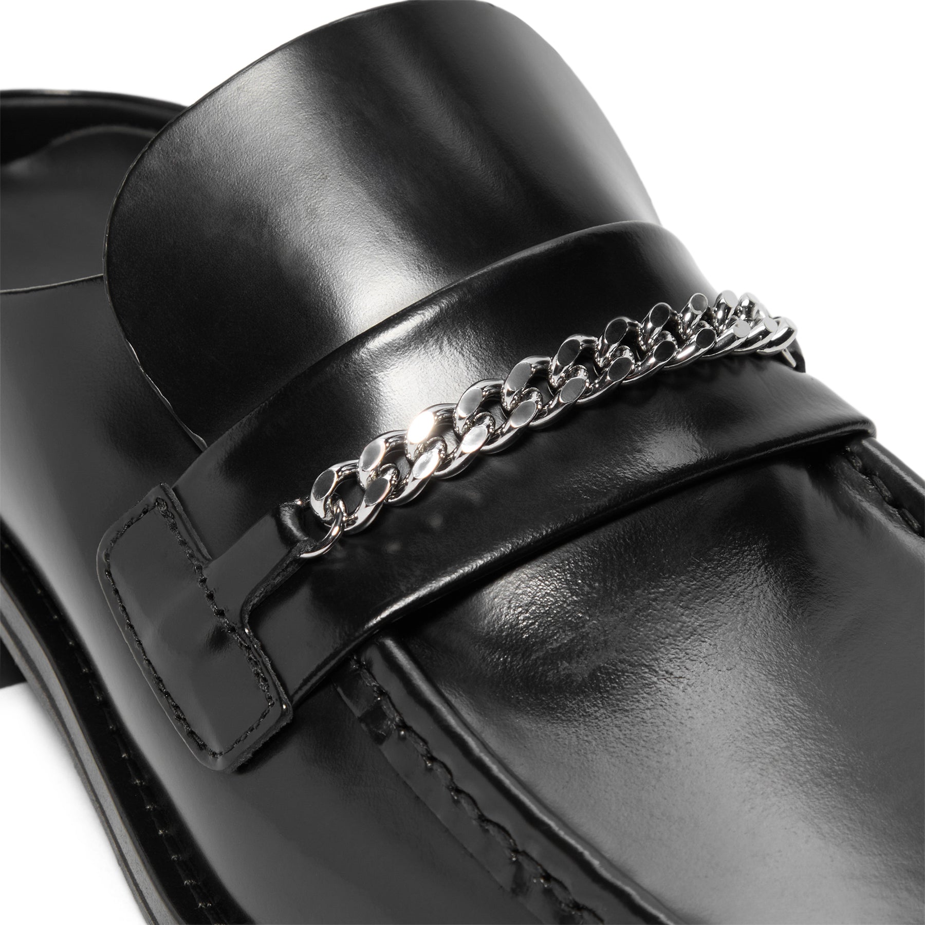 Martine Rose Square Toe Mule (Black)