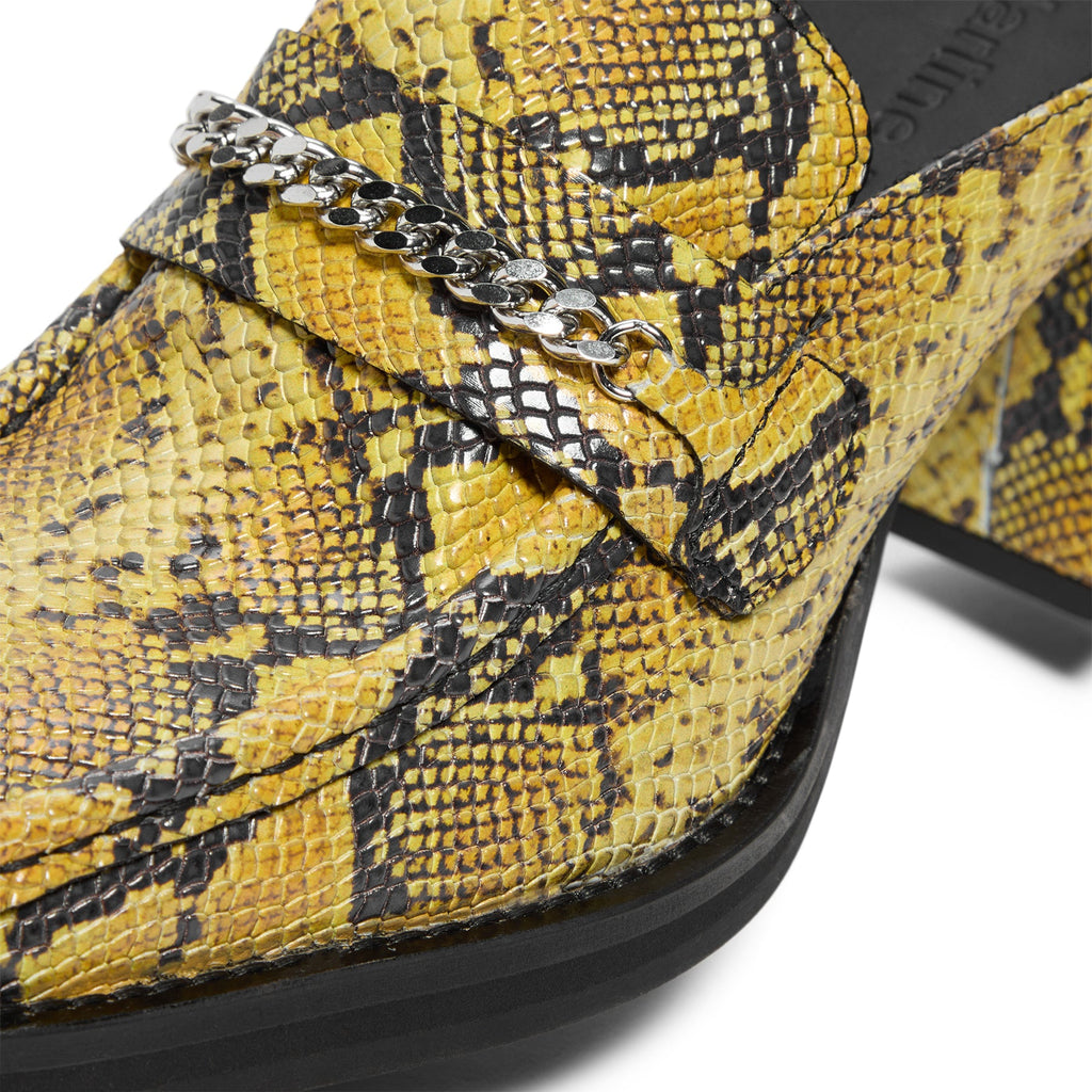 Martine Rose Square Toe Heel (Yellow/Black)