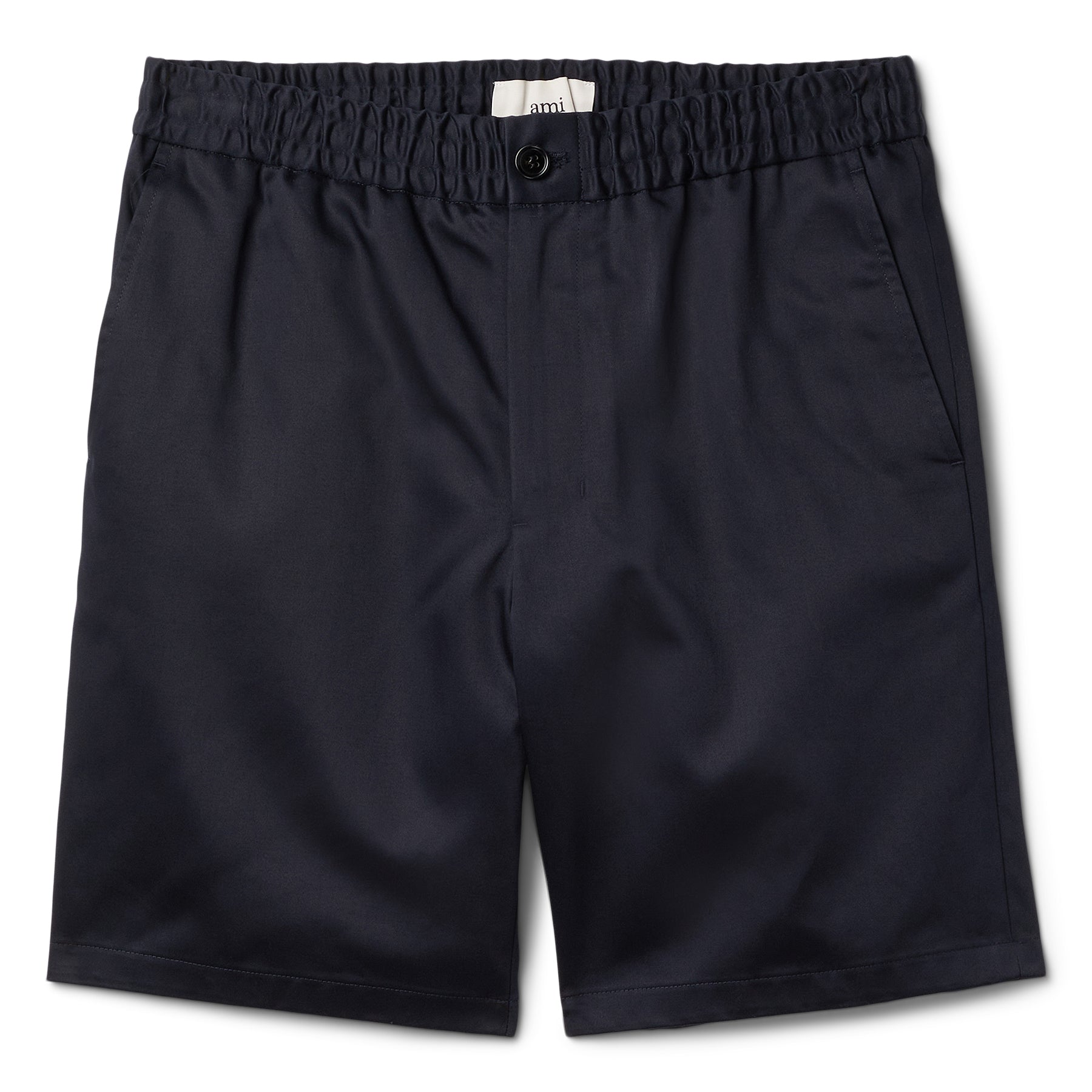 AMI Elasticated Waist Shorts (Navy Blue)