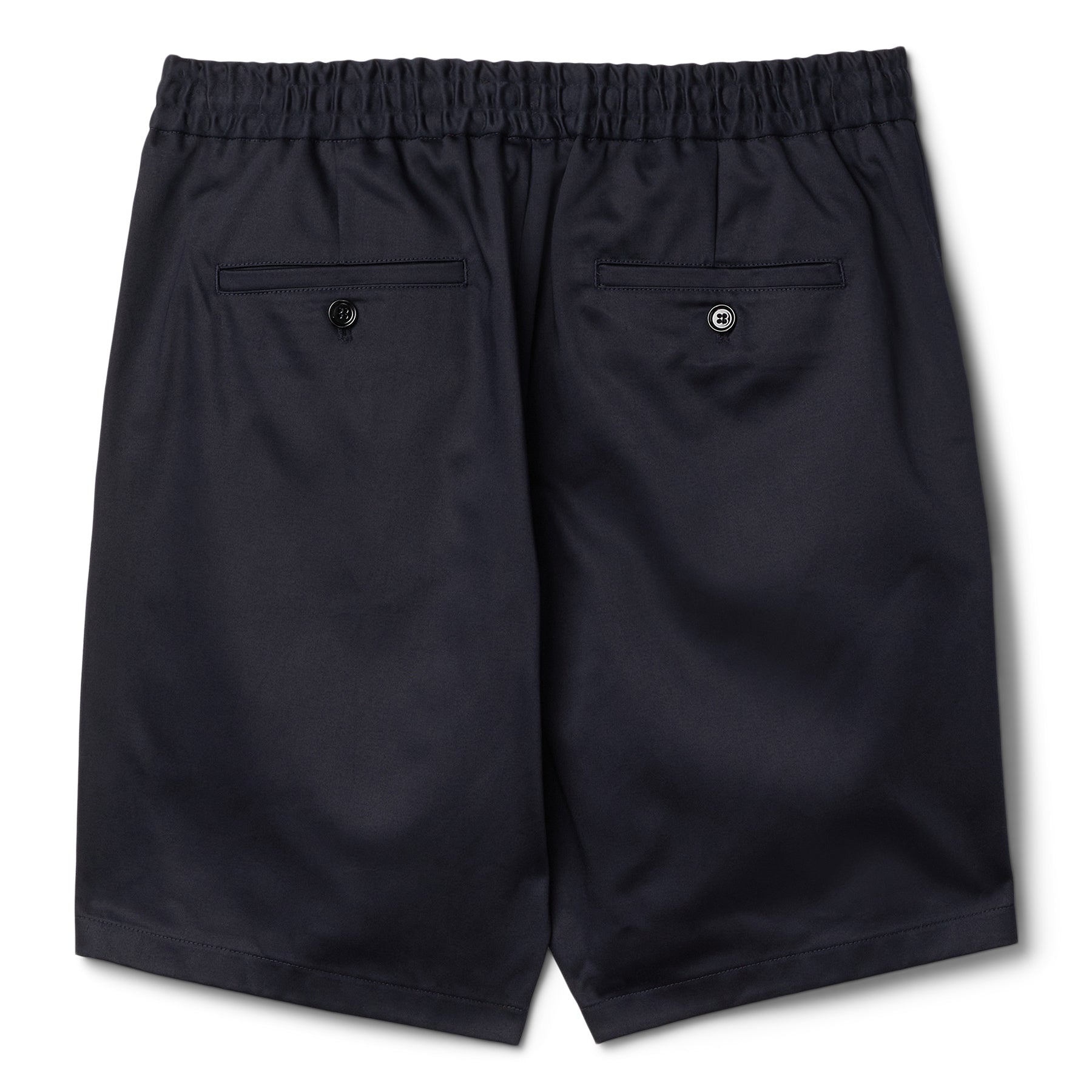 AMI Elasticated Waist Shorts (Navy Blue)