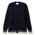 AMI Ribbed Cardigan (Navy blue)