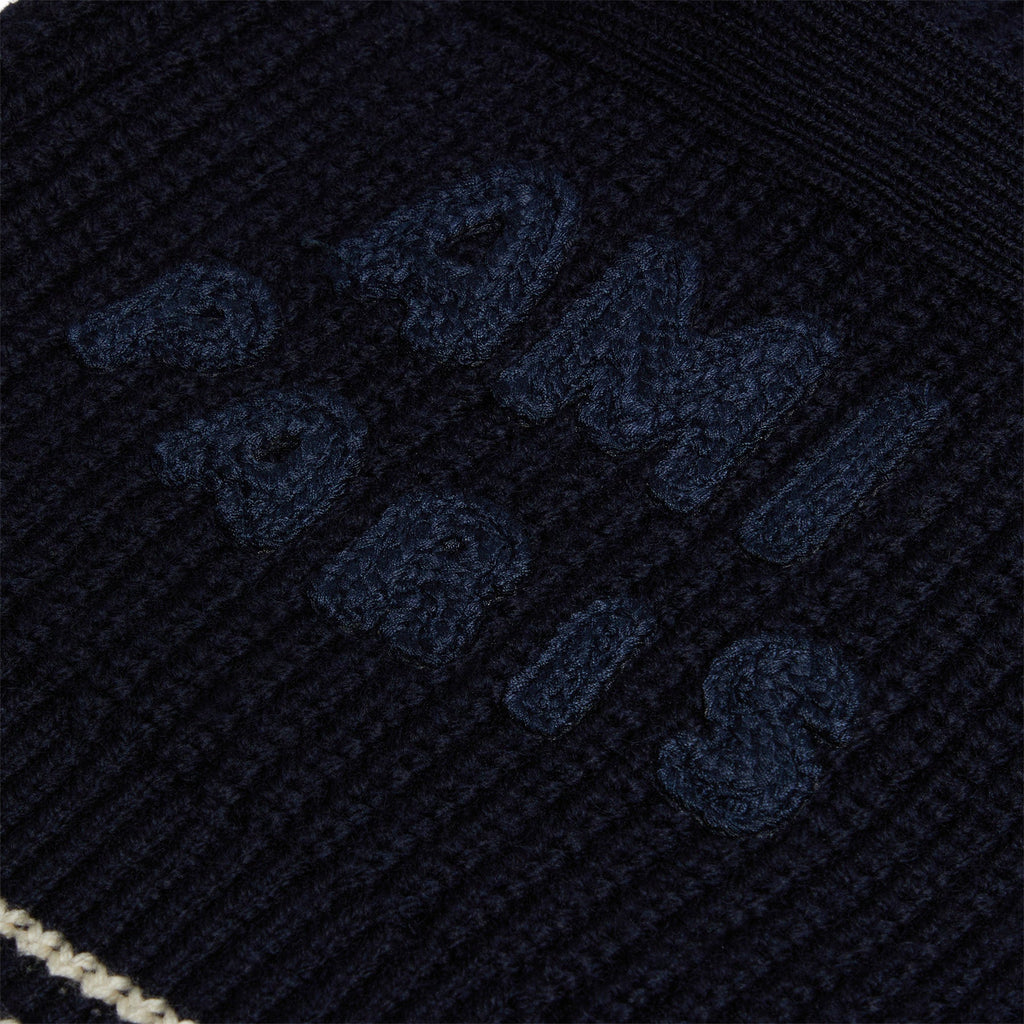 AMI Ribbed Cardigan (Navy blue)