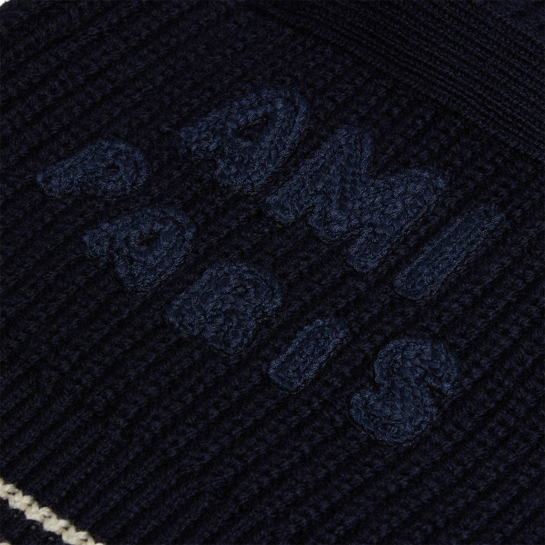 AMI Ribbed Cardigan (Navy blue)