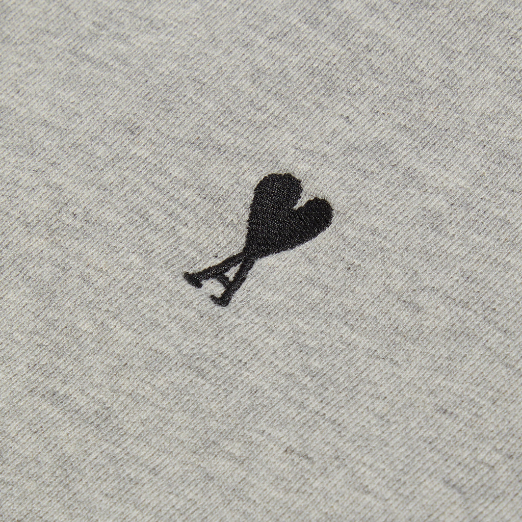 AMI ADC Zip Hoodie (Heather Ash Grey)