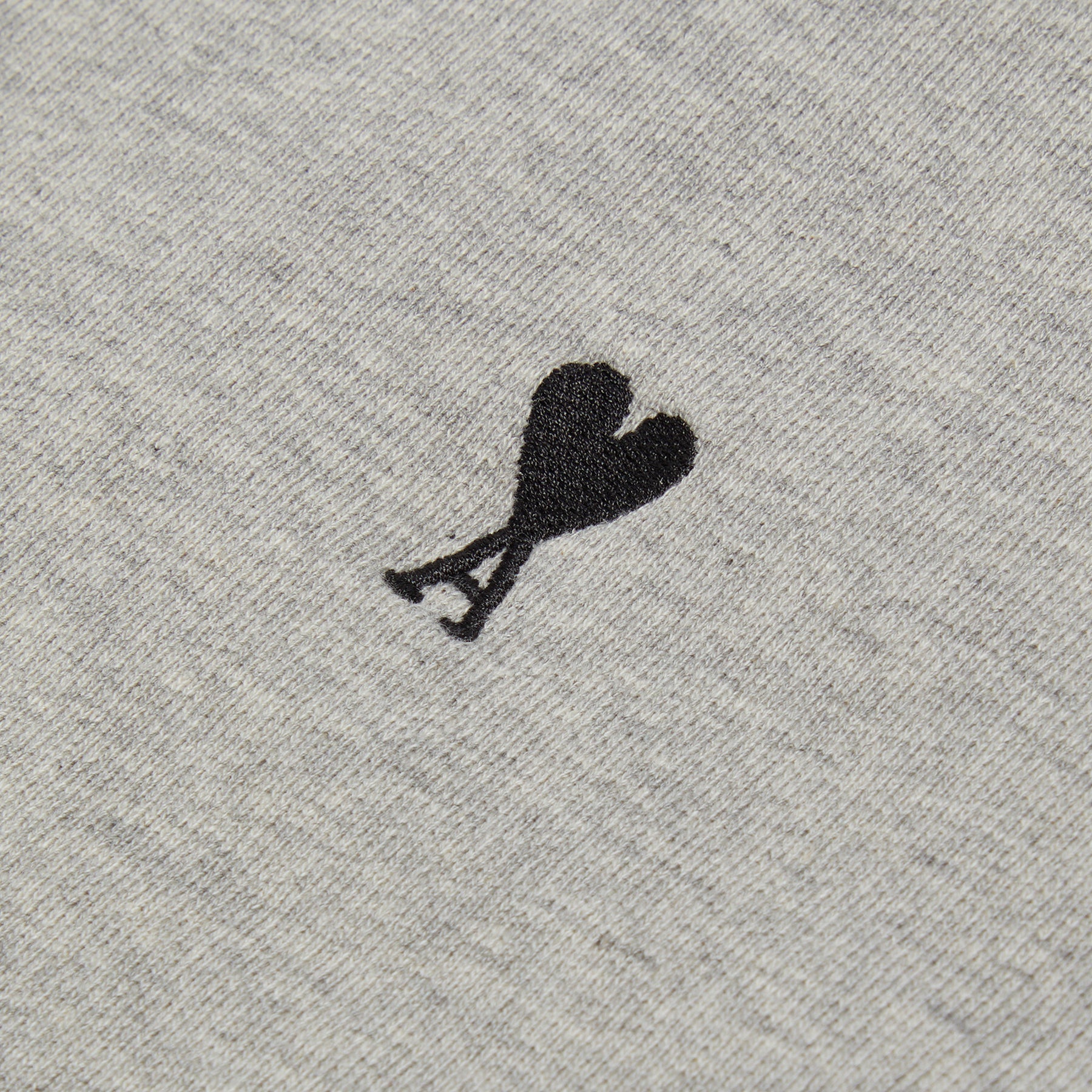 AMI ADC Zip Hoodie (Heather Ash Grey)
