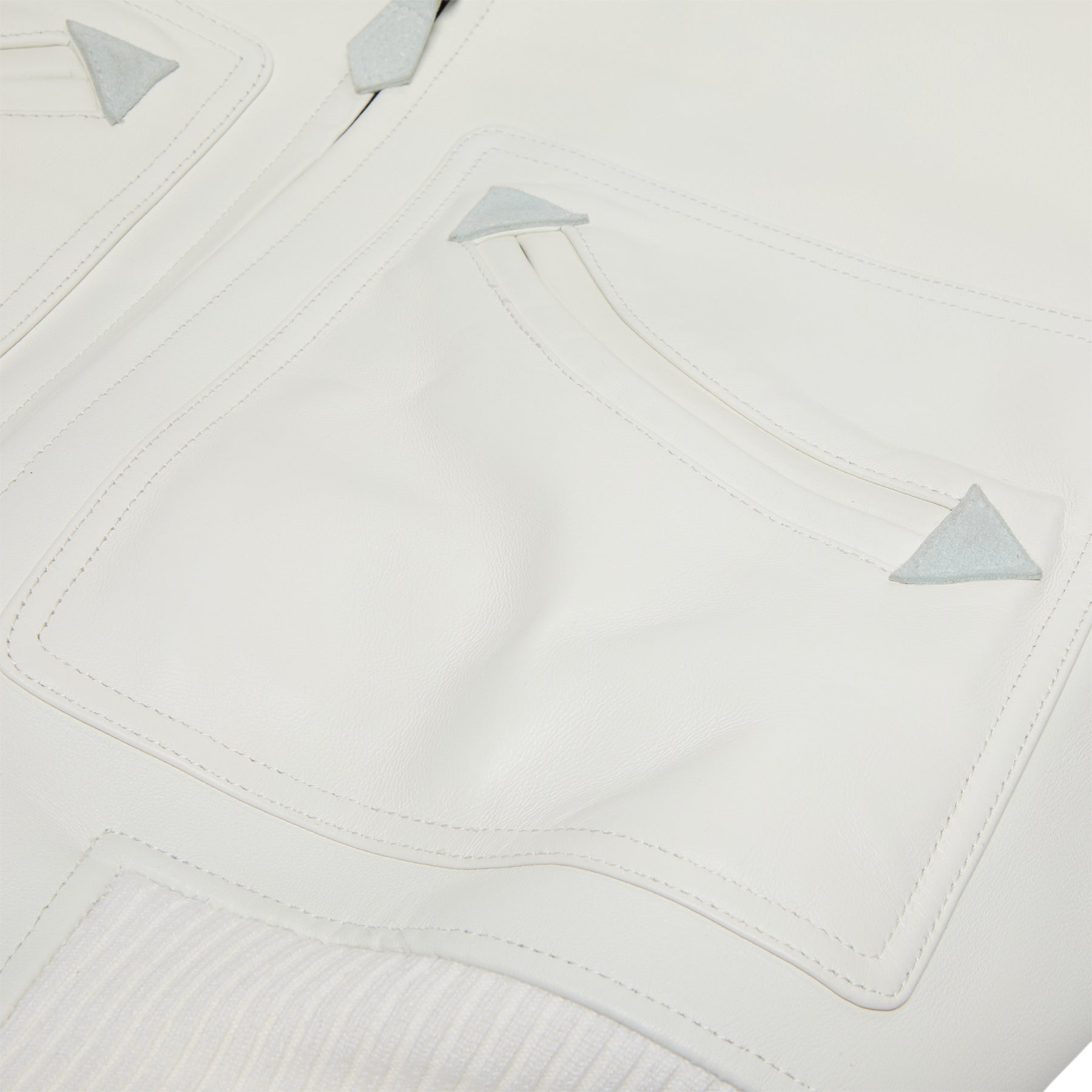 Adidem Asterisks Lambskin Jacket (White)