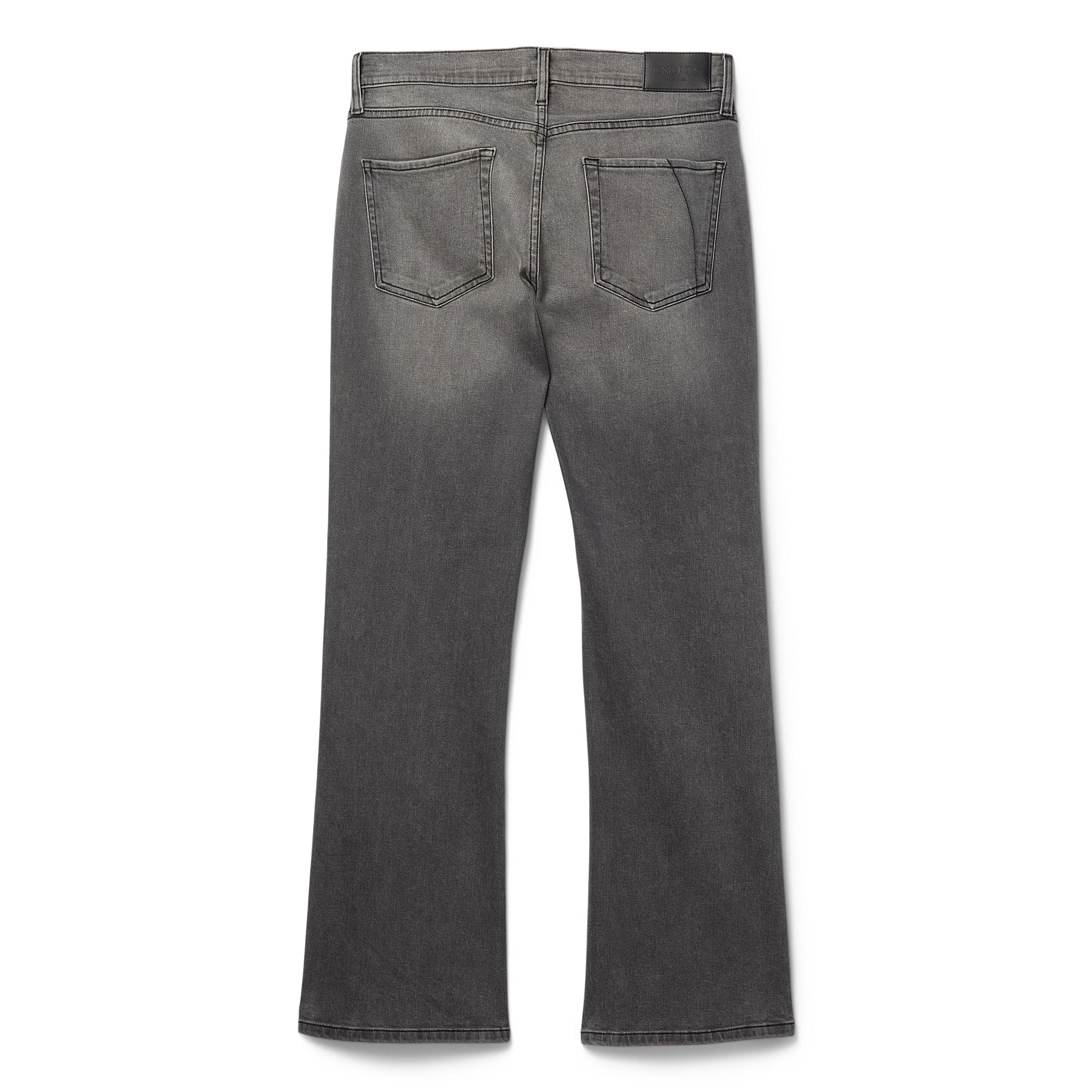 CNCPTS Coated Bootcut Denim (Grey)
