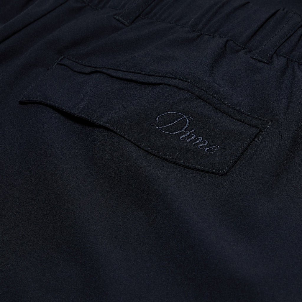 Dime Pleated Nylon Pants (Black)