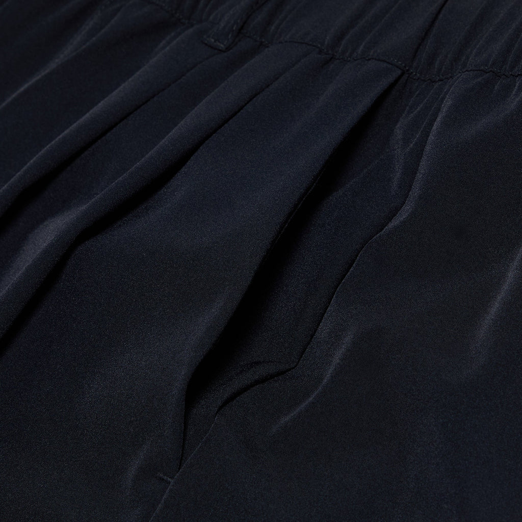 Dime Pleated Nylon Pants (Black)