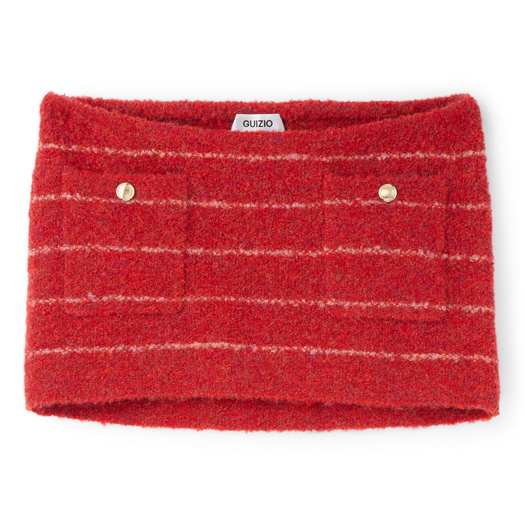 Danielle Guizio Aurelie Mini Skirt (Red)