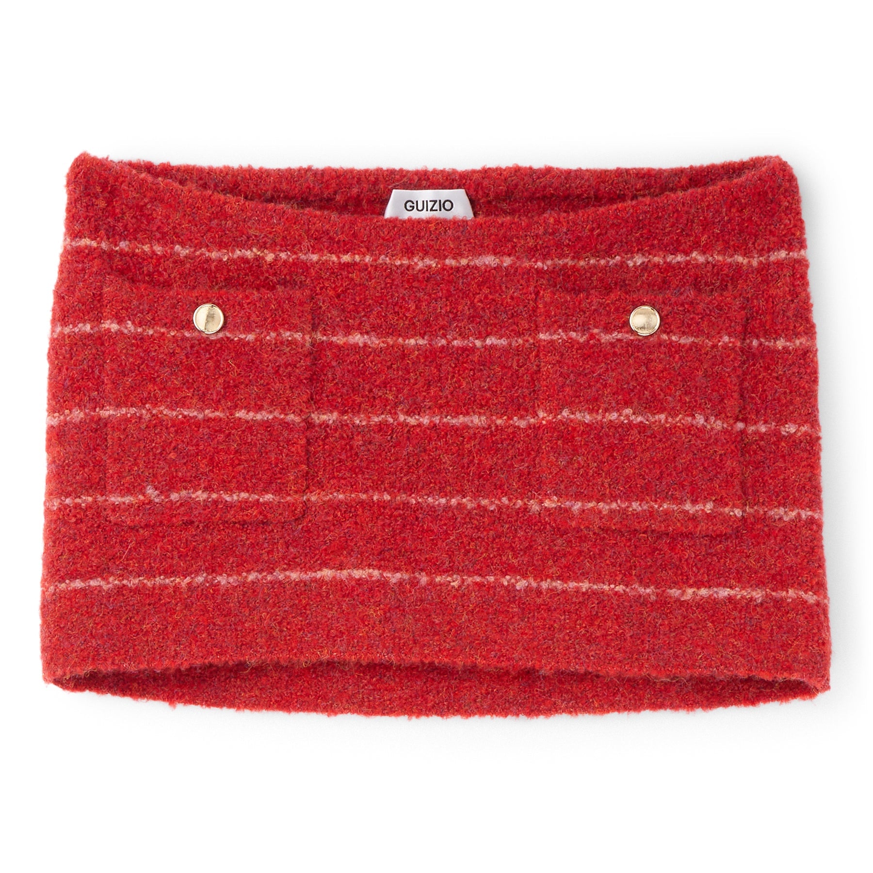Danielle Guizio Aurelie Mini Skirt (Red)