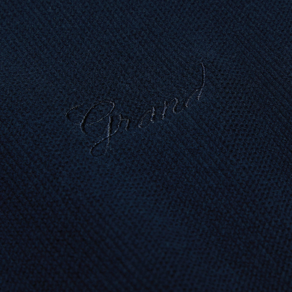 Grand Collection Knit Quarter Zip Sweater (Midnight Navy)