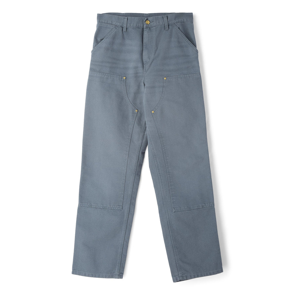 Carhartt WIP Double Knee Pant (Cozy Blue (Stone Canvas))