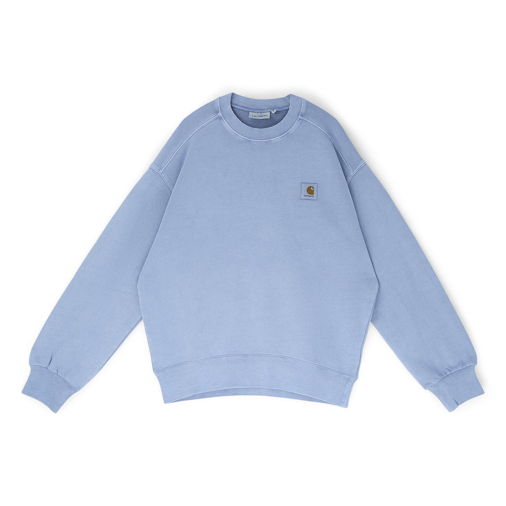 Carhartt WIP Nelson Sweat (Gentle Blue (Garment Dyed))