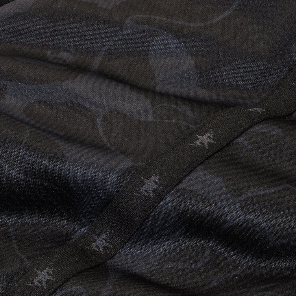 A Bathing Ape Solid Camo Bathing Ape Logo Relaxed Fit Sweat Pants (Black)
