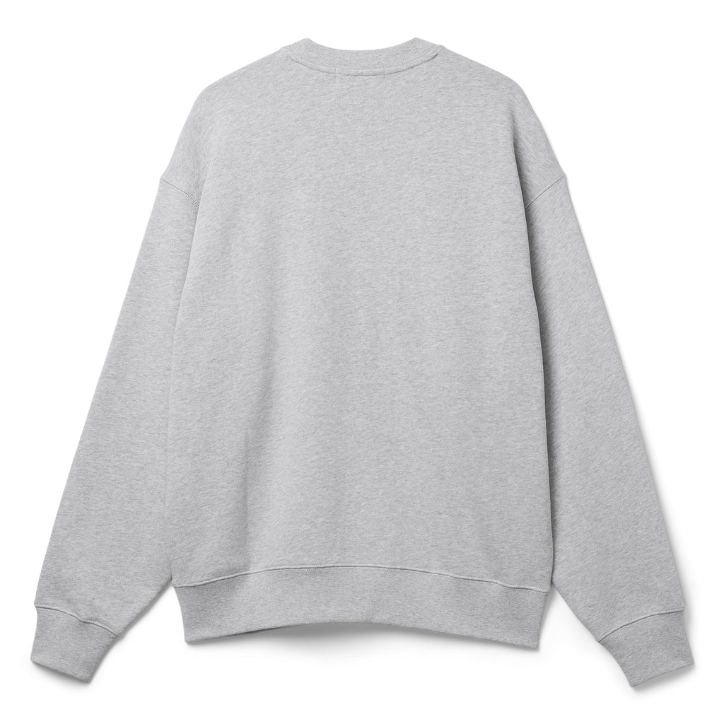 A Bathing Ape Map Camo College Relax Fit Crewneck Sweatshirt (Grey)