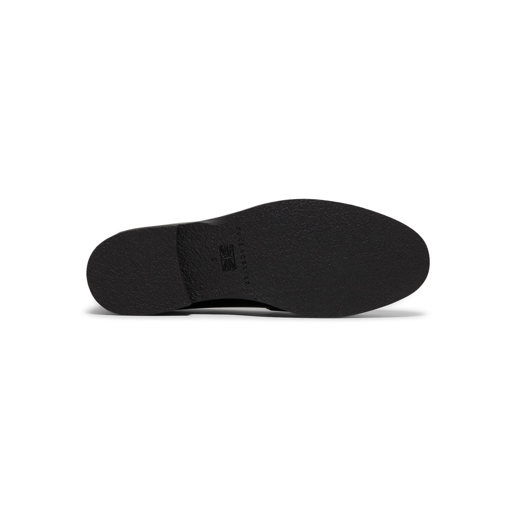 DUKE + DEXTER Wilde Kiss Penny Loafer (Black/White)
