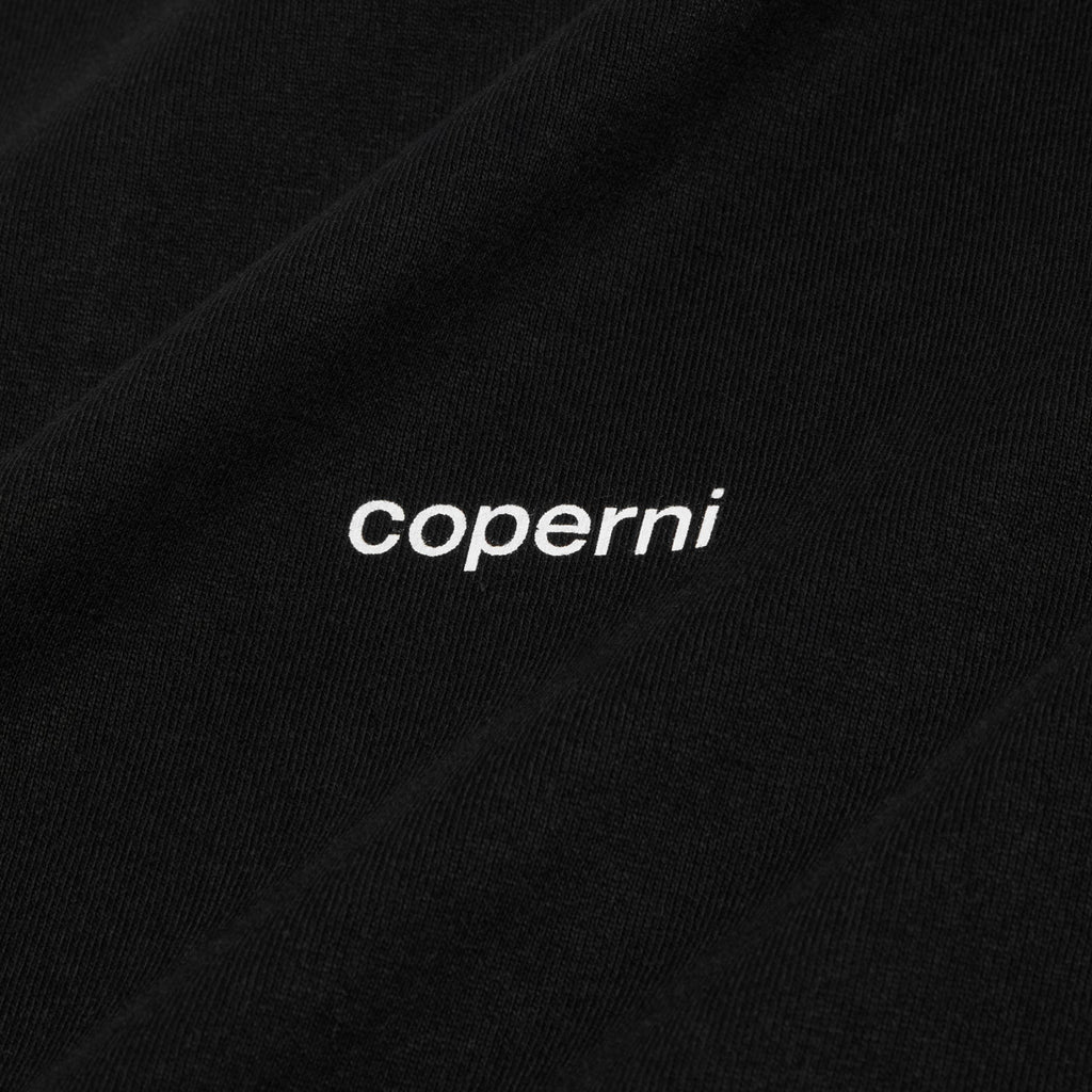 COPERNI Ruffle Logo Boxy T-Shirt (Black)
