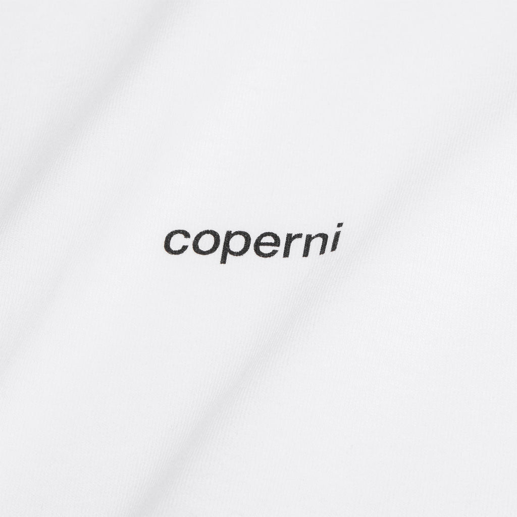 COPERNI Ruffle Logo Boxy T-Shirt (White)