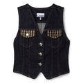 GANNI Neppy Denim Vest (Dark Blue Stone)
