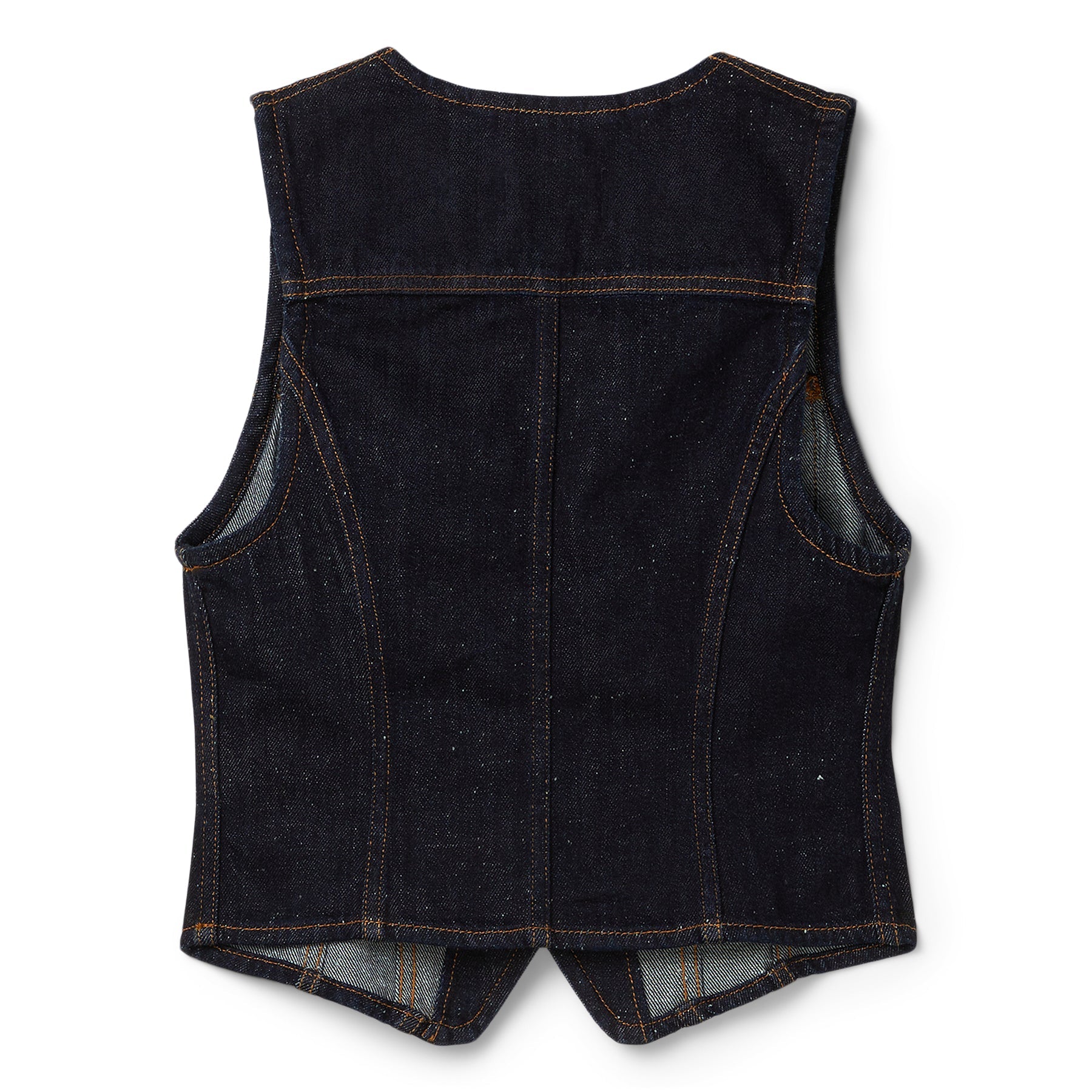 GANNI Neppy Denim Vest (Dark Blue Stone)