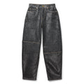 GANNI Shimmery Foil Denim Stary (Washed Black/Black)