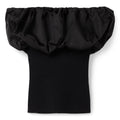 GANNI Melange Knit Top (Black)