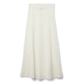 GANNI Shiny Pointelle Long Skirt (Egret)