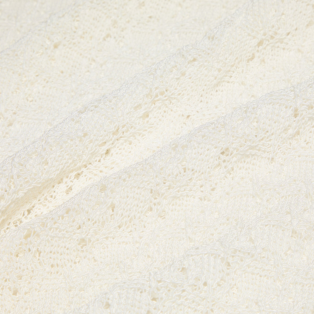 GANNI Shiny Pointelle Long Skirt (Egret)