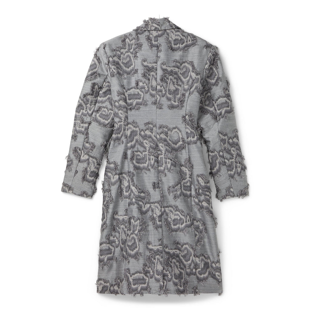 GANNI Fil Coupe Suiting Coat (Mockingbird)