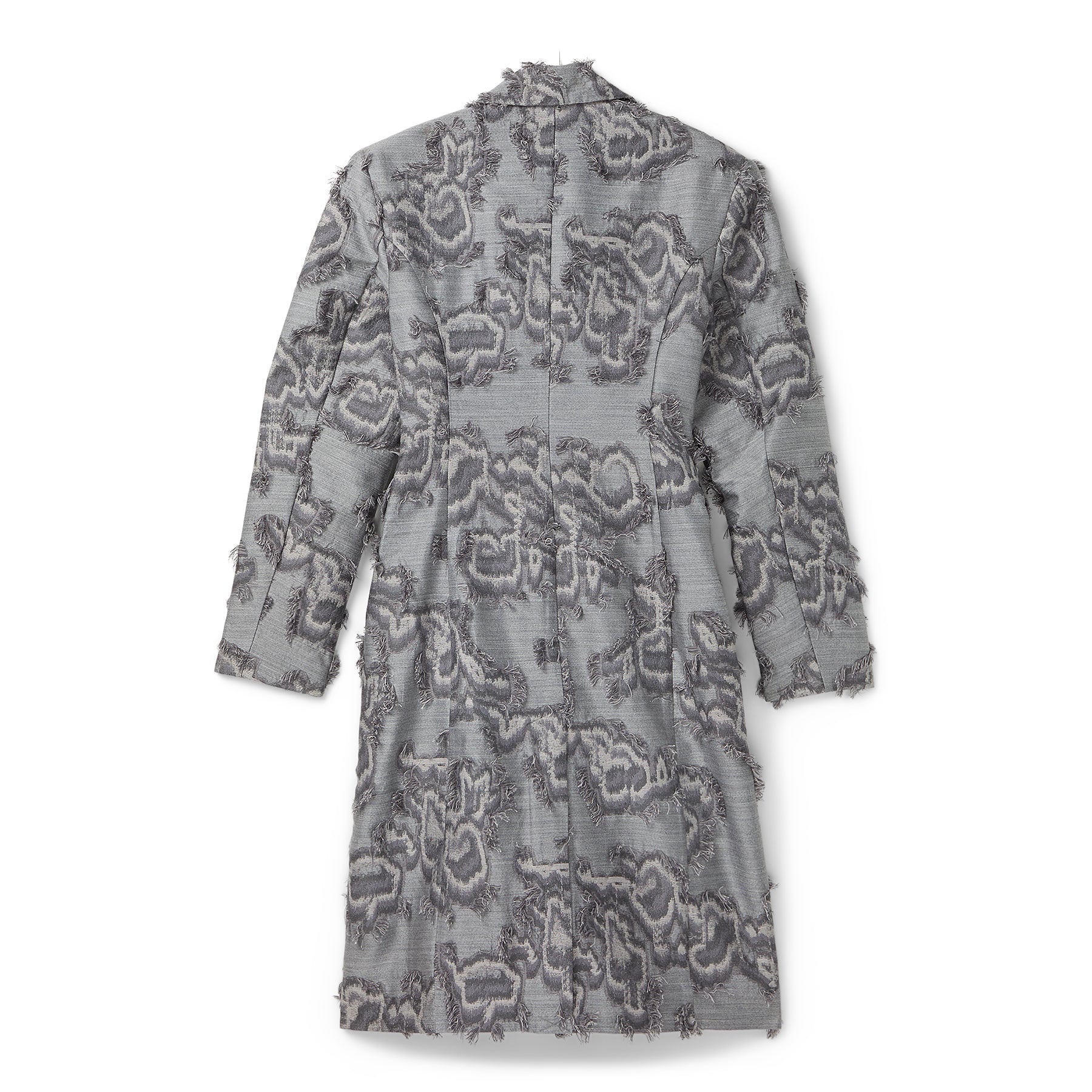 GANNI Fil Coupe Suiting Coat (Mockingbird)