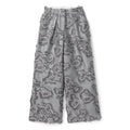 GANNI Fil Coupe Suiting Big Pleat Pants (Mockingbird)