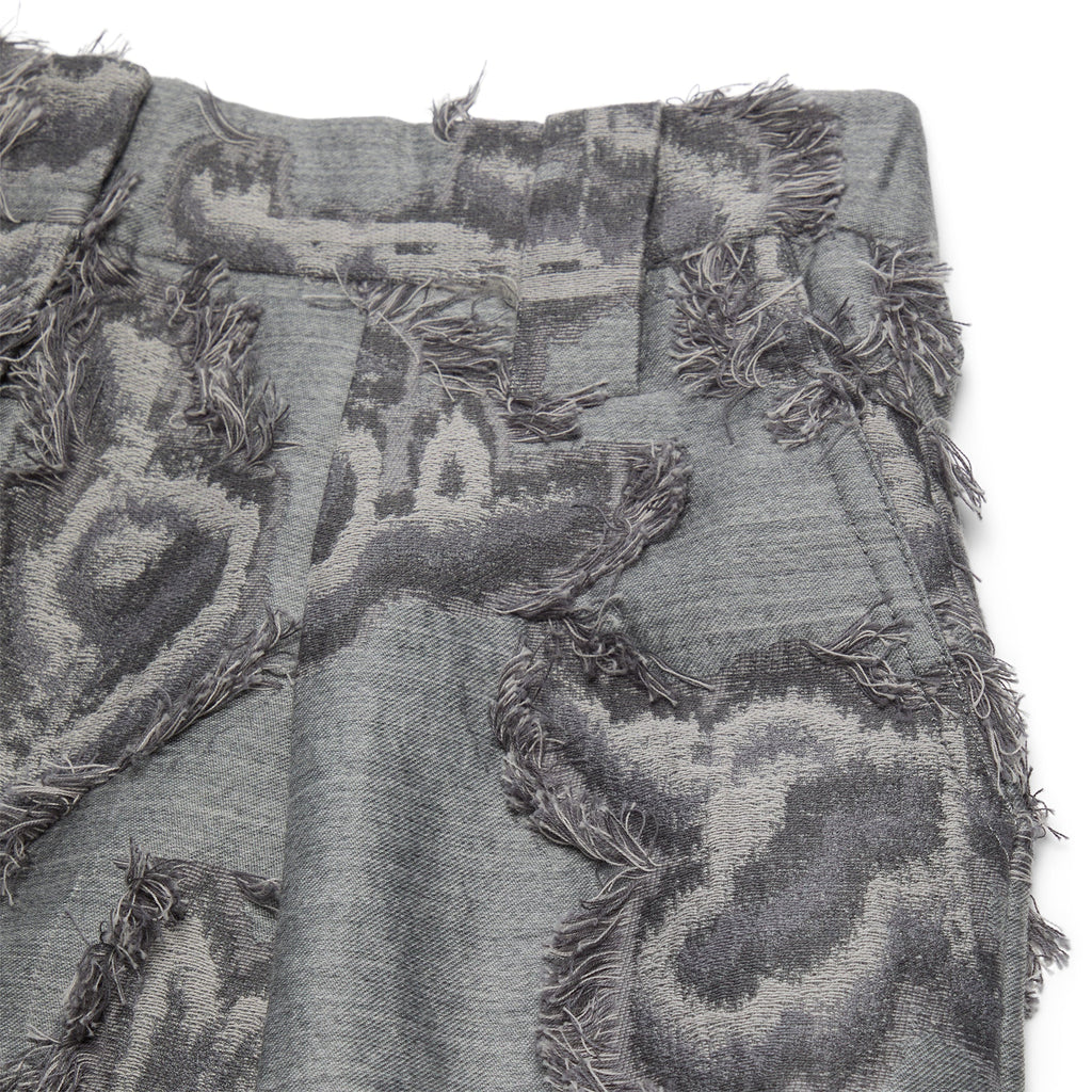 GANNI Fil Coupe Suiting Big Pleat Pants (Mockingbird)