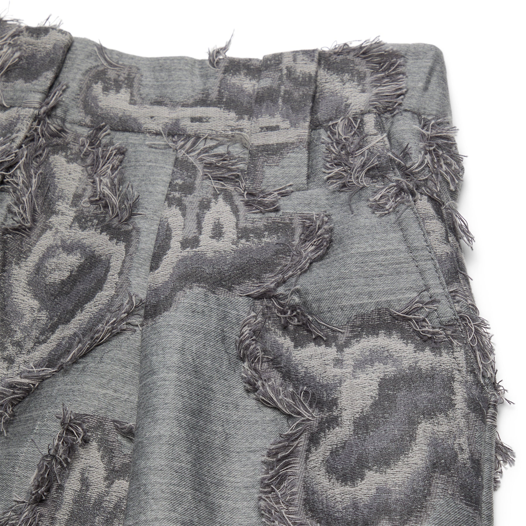 GANNI Fil Coupe Suiting Big Pleat Pants (Mockingbird)