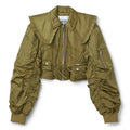 GANNI Duchesse Nylon Fitted Jacket (Boa)